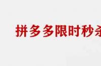拼多多限時(shí)搶購(gòu)商家需要具備那些條件？
